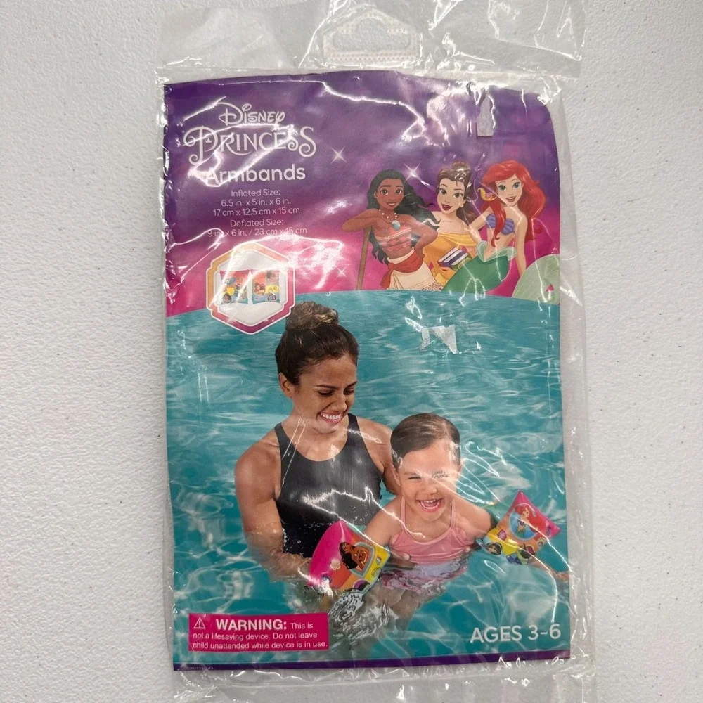 Disney Minnie Mouse Swim Tube & Princess Armbands Set For Ages 3-6‎ Pool Summer